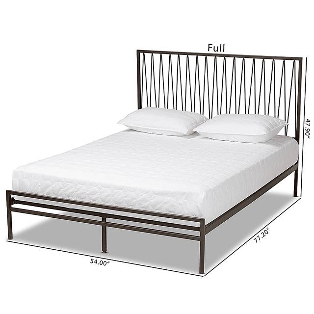 Rowesville Black Full Bed - Thumbnail - Image 8