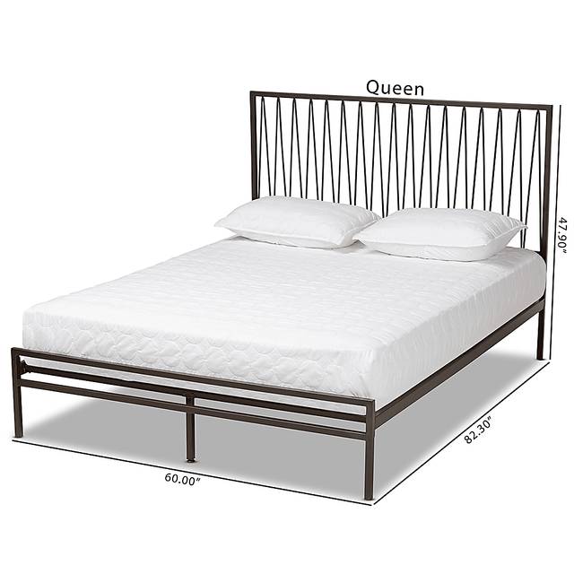 Rowesville Black Queen Bed - Thumbnail - Image 8