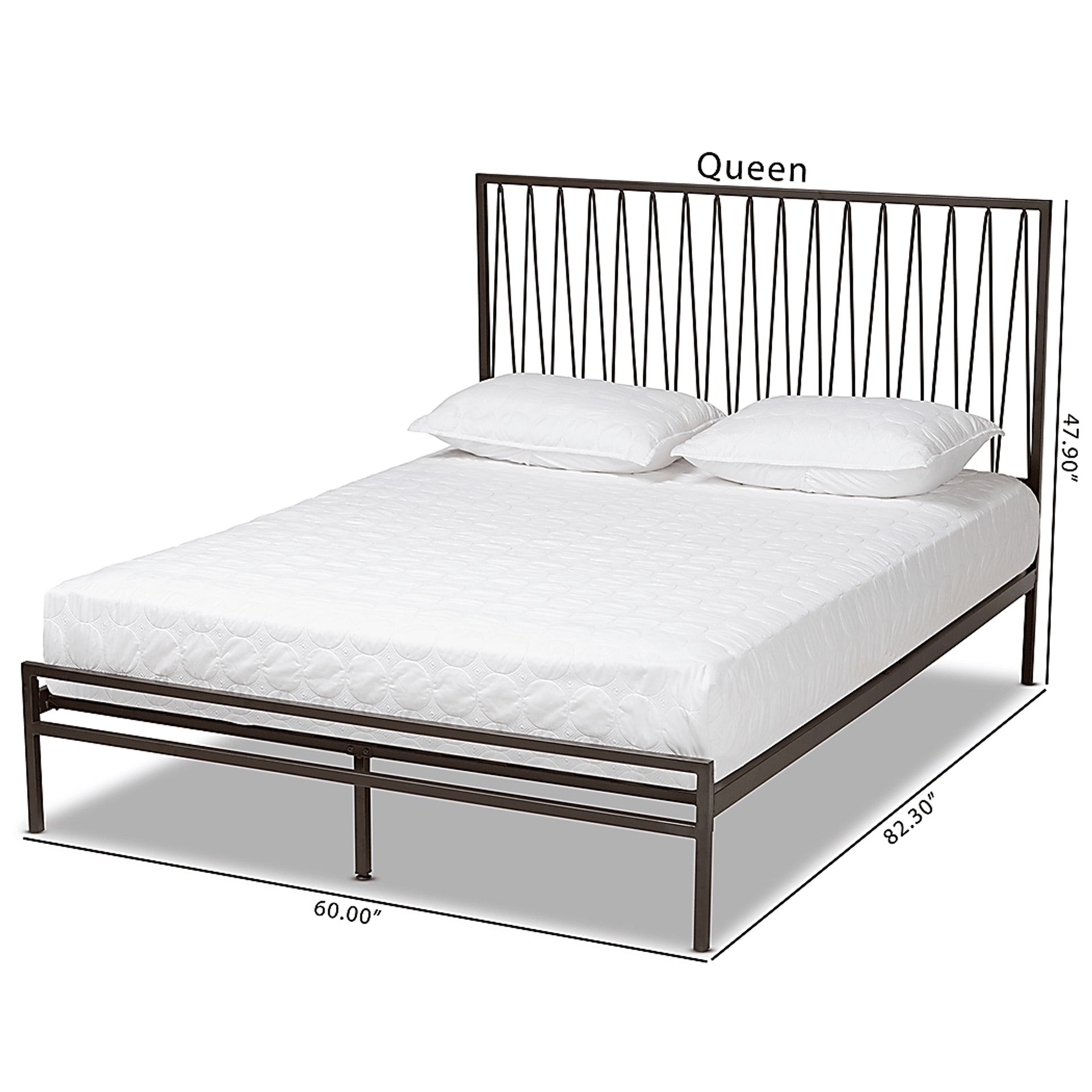 Rowesville Black Queen Bed - Image 8