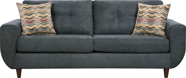 Rowlett Gray Sofa - Thumbnail - Image 1