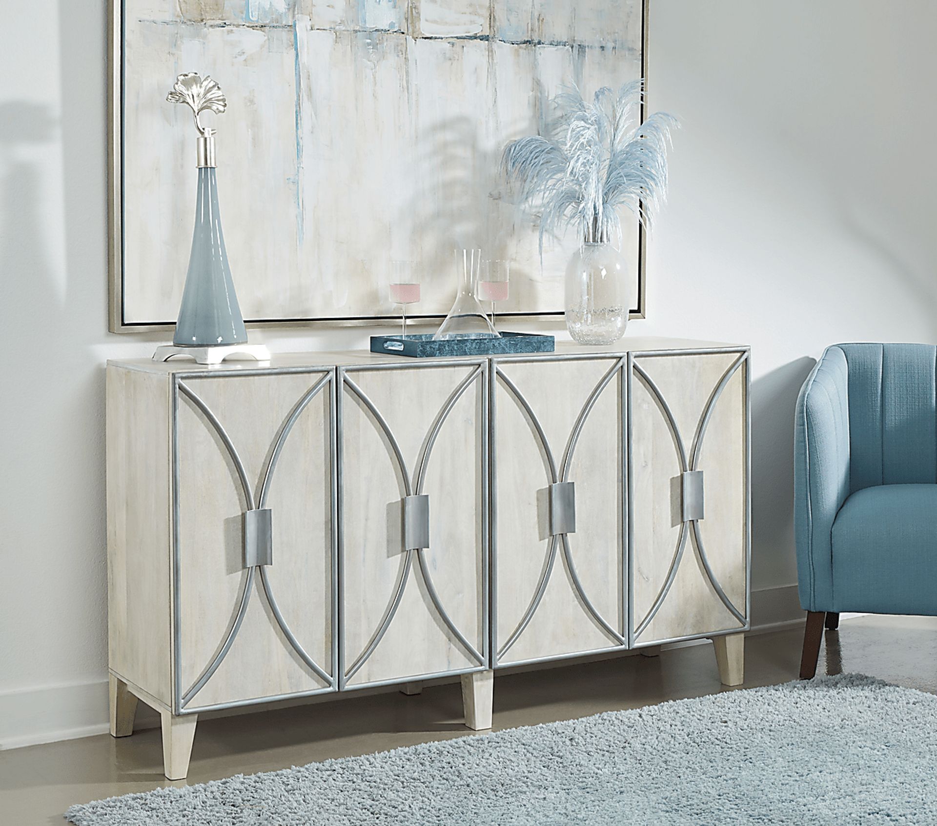 Rowmines Natural Credenza - Image 2