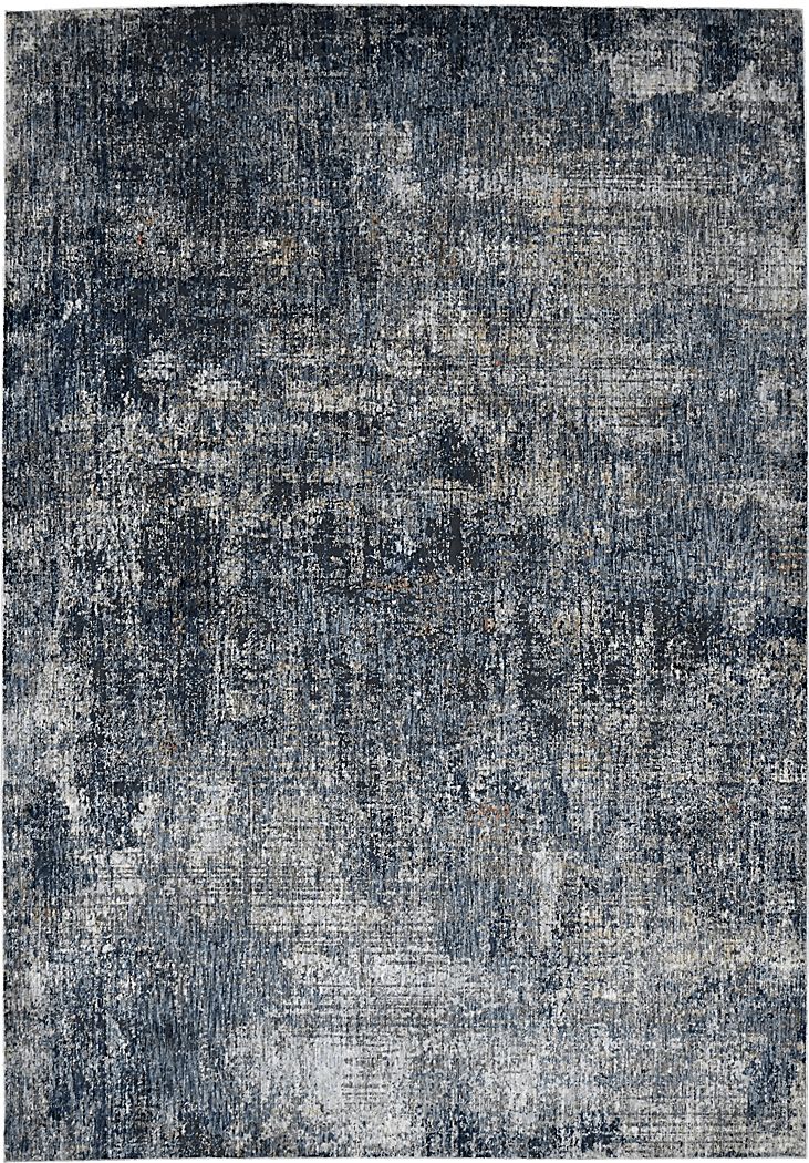 Rowom Gray/Orange 5'3 x 7'6 Rug