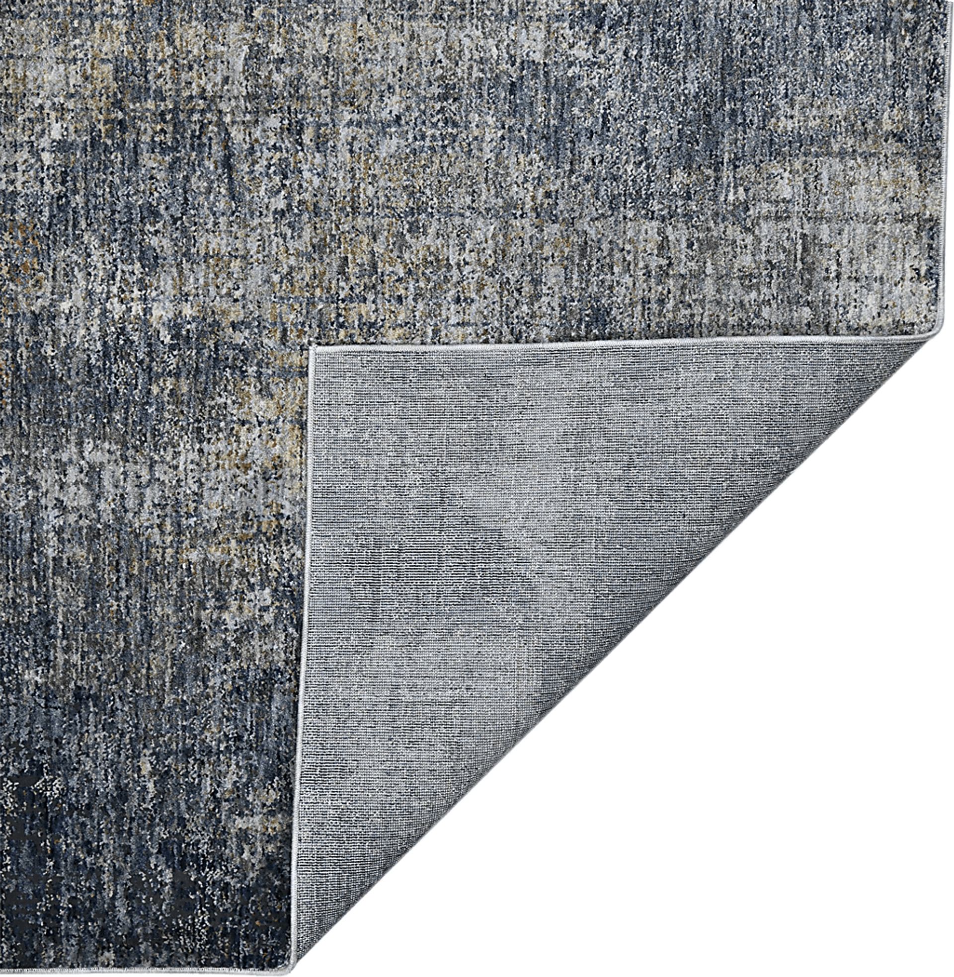 Rowom Gray/Orange 7'10 x 9'10 Rug - Image 8