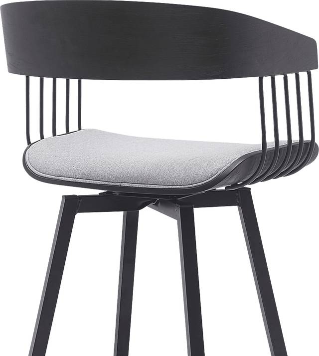 Rowtimber Gray Swivel Barstool - Thumbnail - Image 5