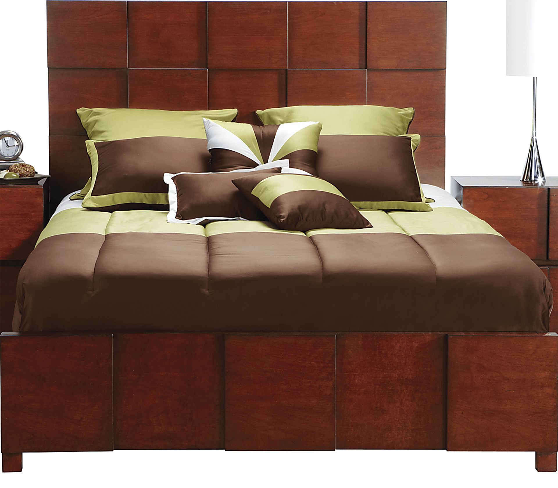 Roxanne Brown 3 Pc King Bed - Image 1