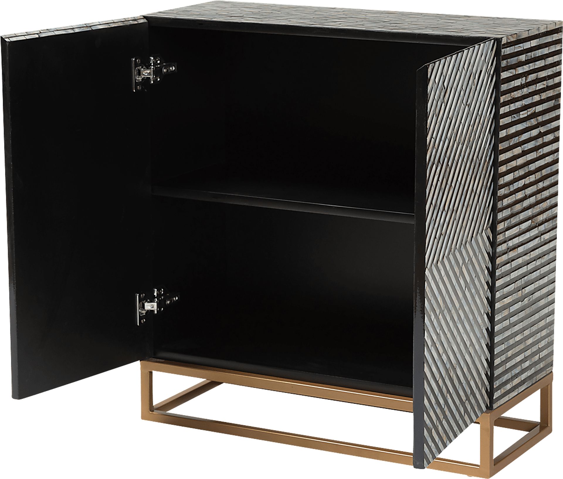 Roxbaro Black Accent Cabinet - Image 4