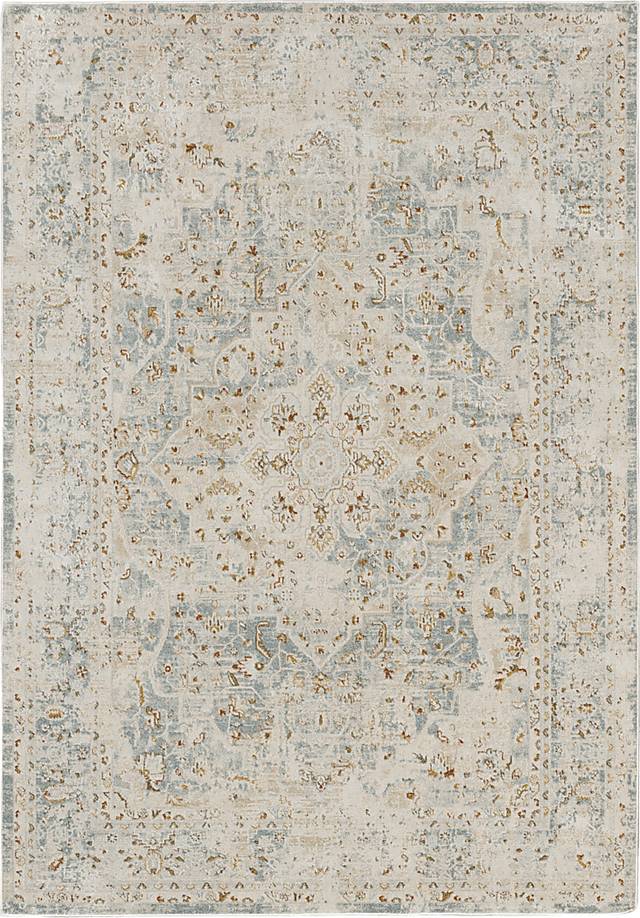 Roxfield Blue 5' x 7'6 Rug - Thumbnail - Image 1