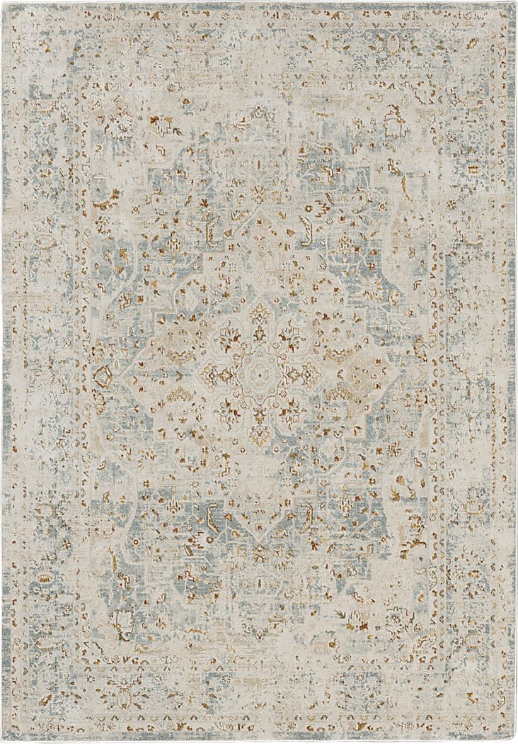 Roxfield Blue 6'6 x 9'10 Rug
