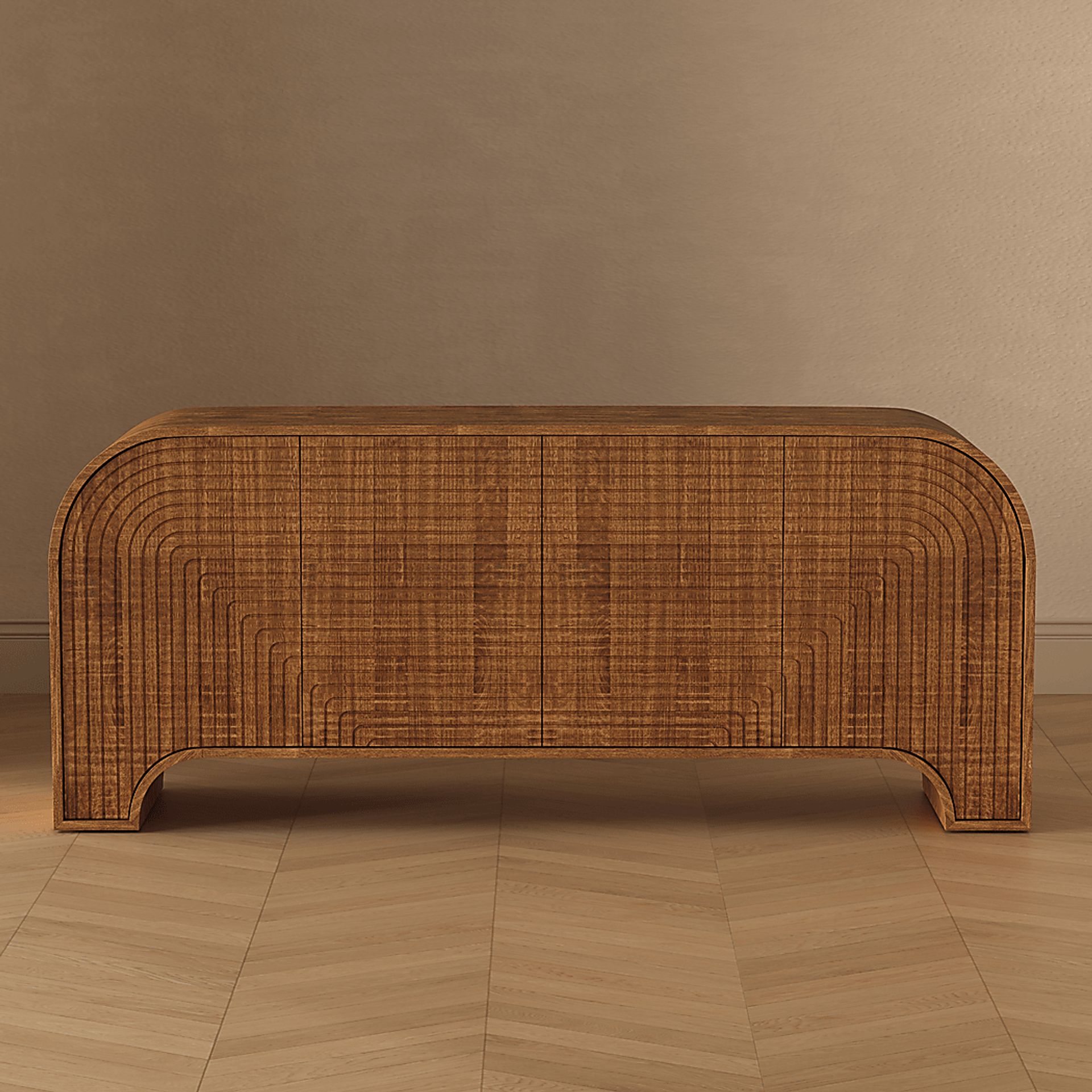 Roxiu Brown Sideboard - Image 3