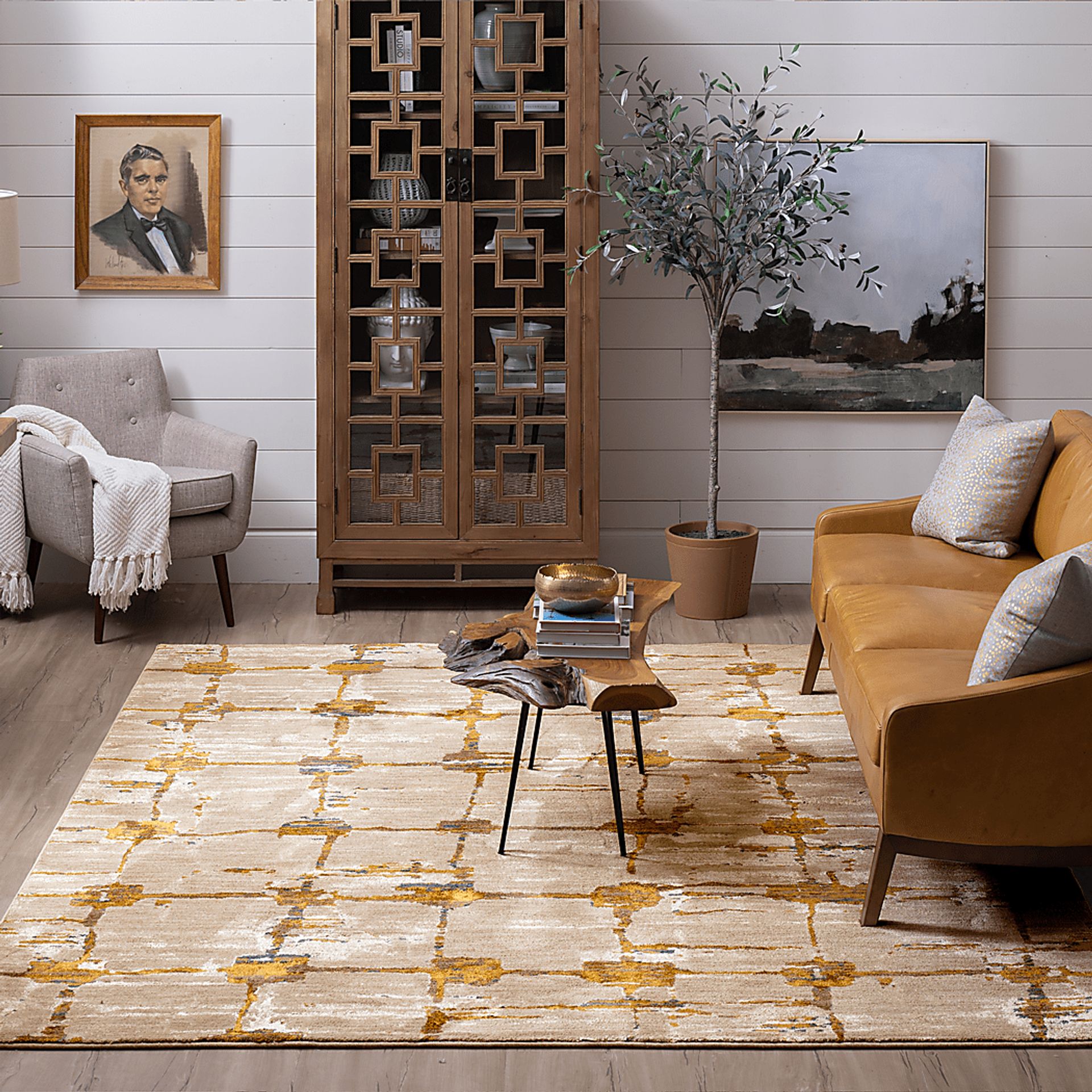 Roxlis Gold 5'3 x 7'10 Rug - Image 2