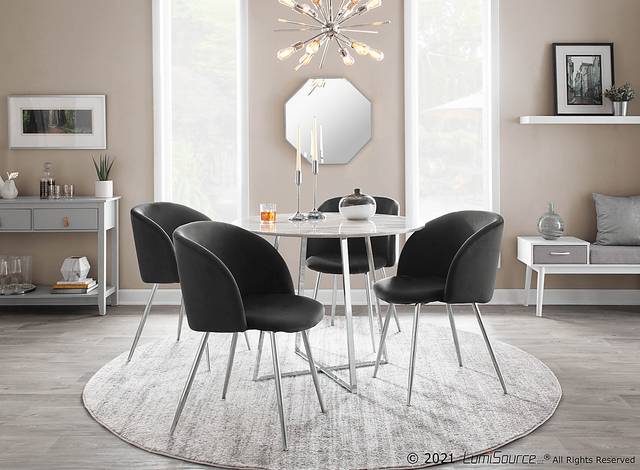 Roxton Black Side Chair Set of 2 - Thumbnail - Image 9