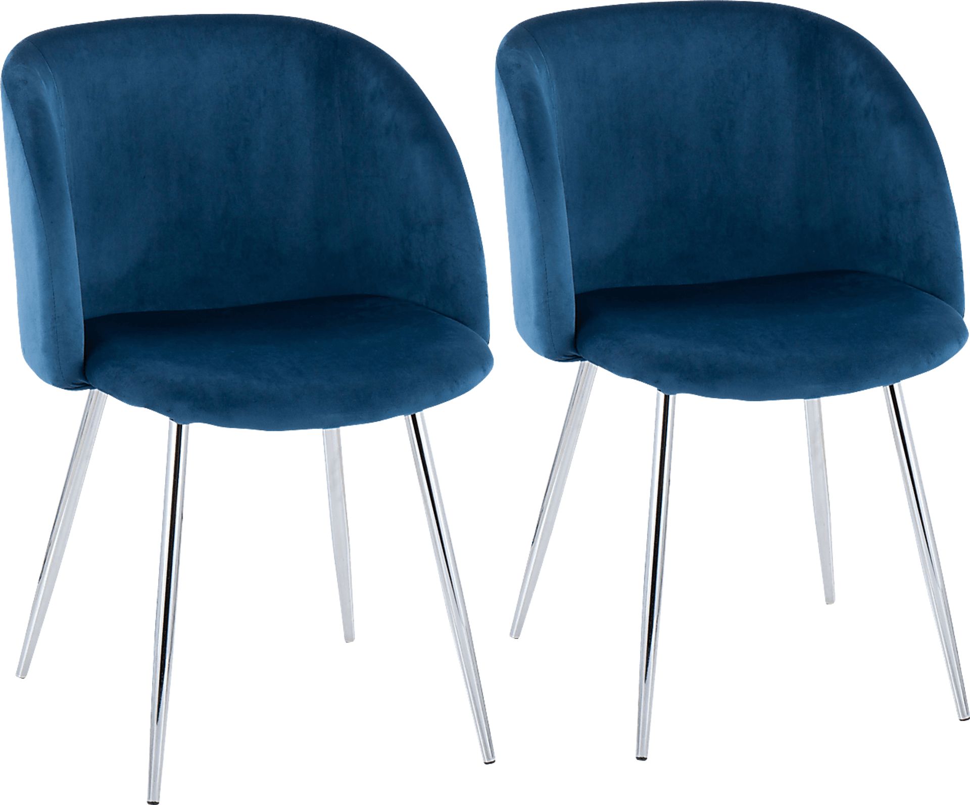 Roxton Blue Side Chair Set of 2 - Image 1