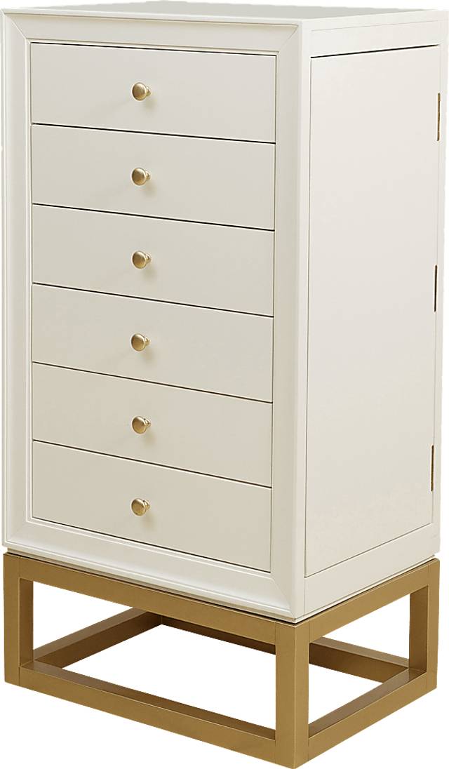 Roxwood White Jewelry Armoire - Thumbnail - Image 2