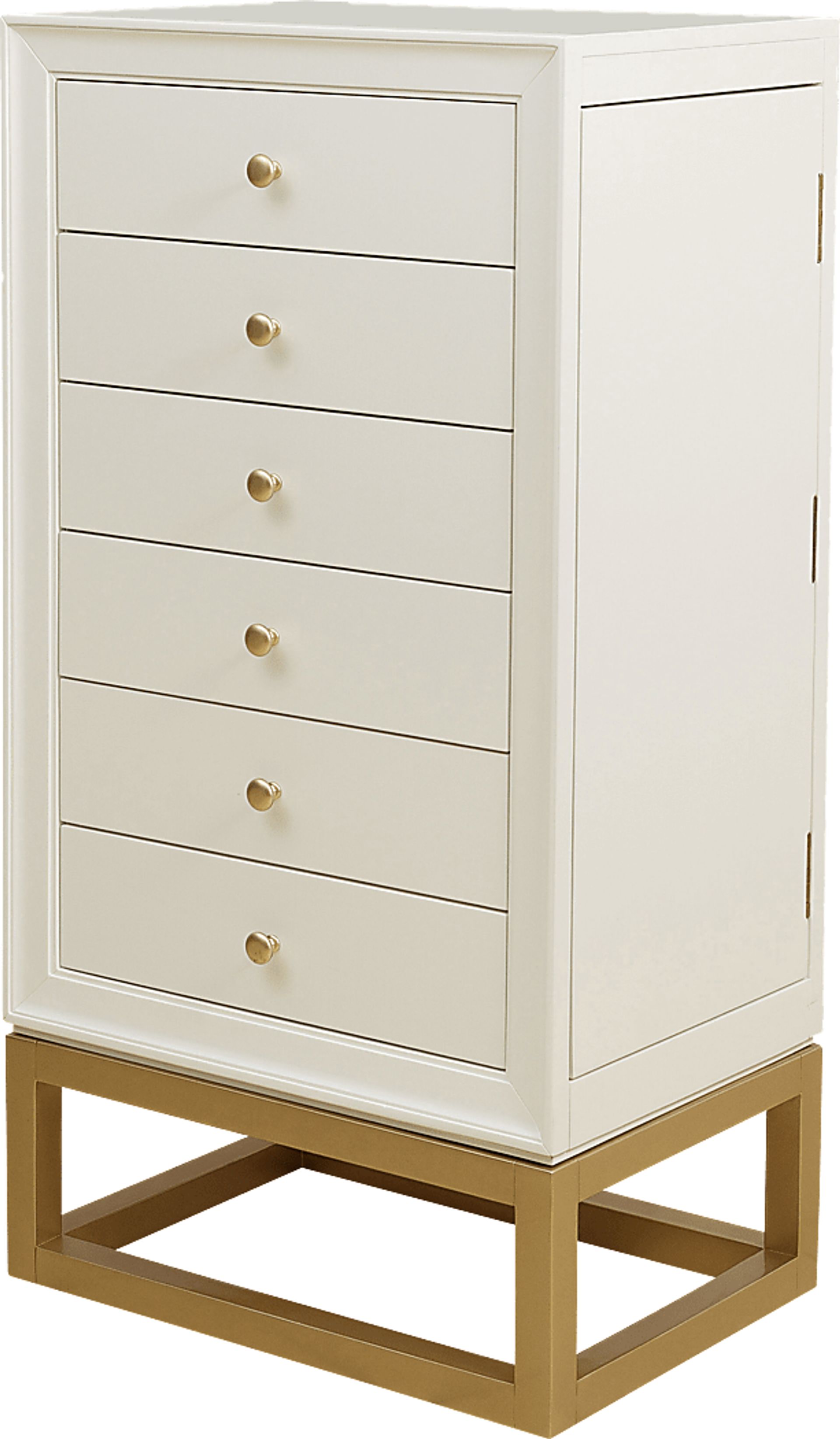 Roxwood White Jewelry Armoire - Image 2
