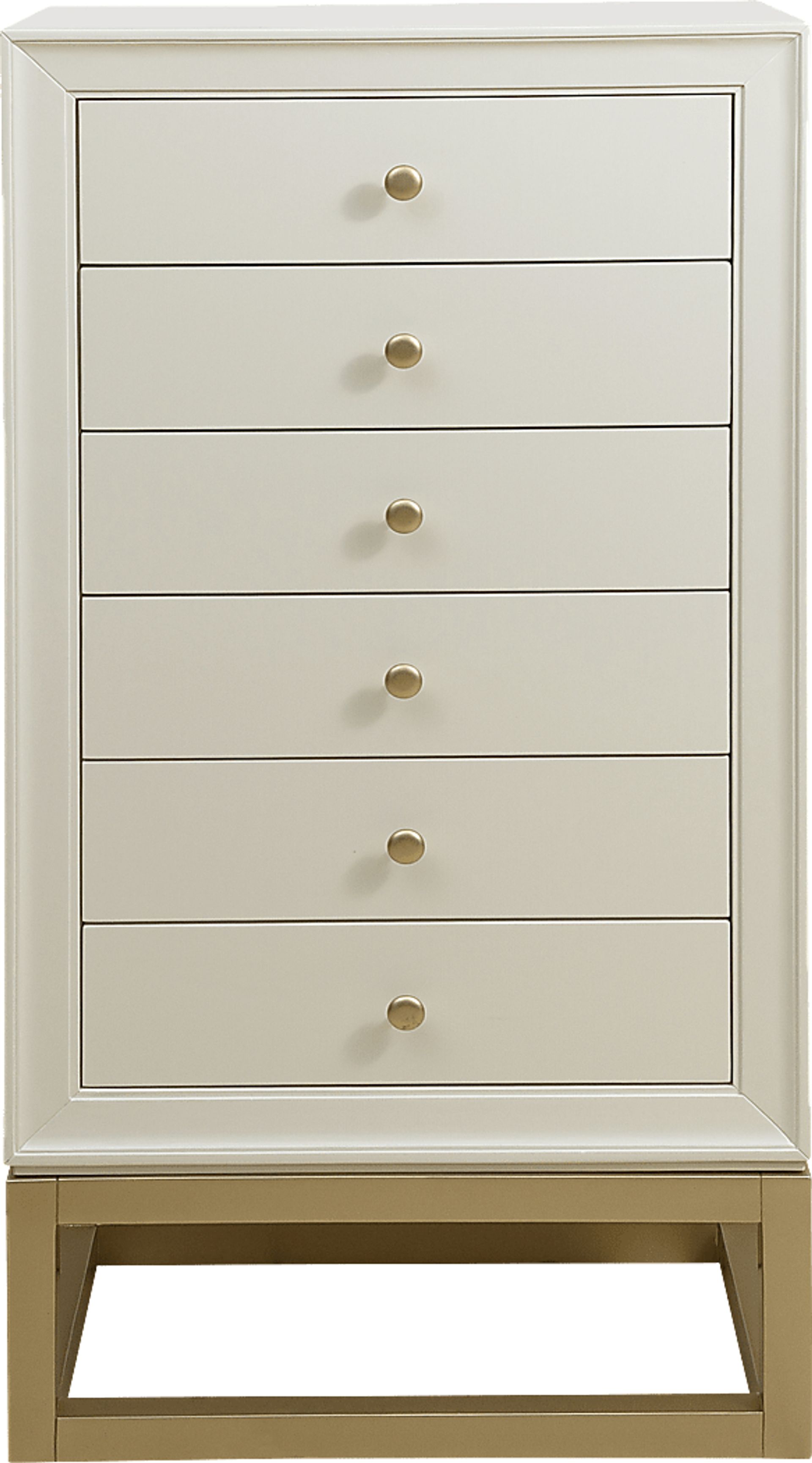 Roxwood White Jewelry Armoire - Image 3
