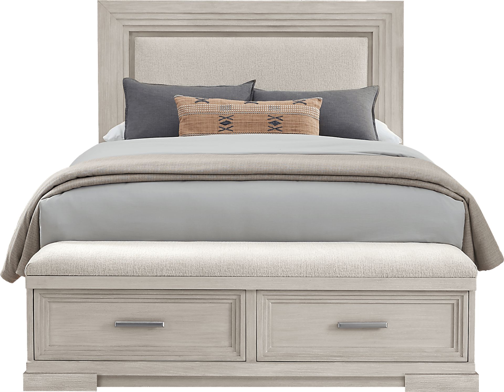 Royal Park Ivory 3 Pc King Storage Bed - Image 3