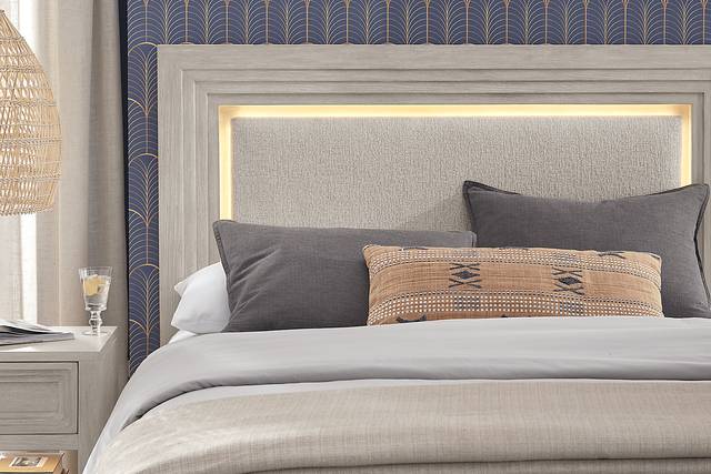 Royal Park Ivory 5 Pc Queen Panel Bedroom - Thumbnail - Image 6