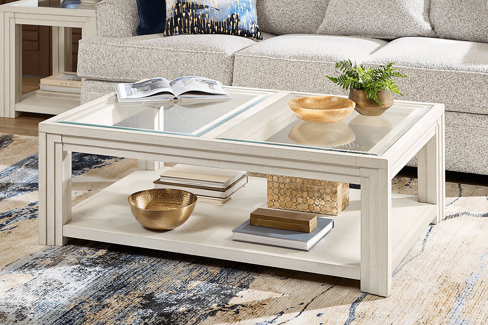 Royal Park Ivory 3 Pc Table Set - Image 5