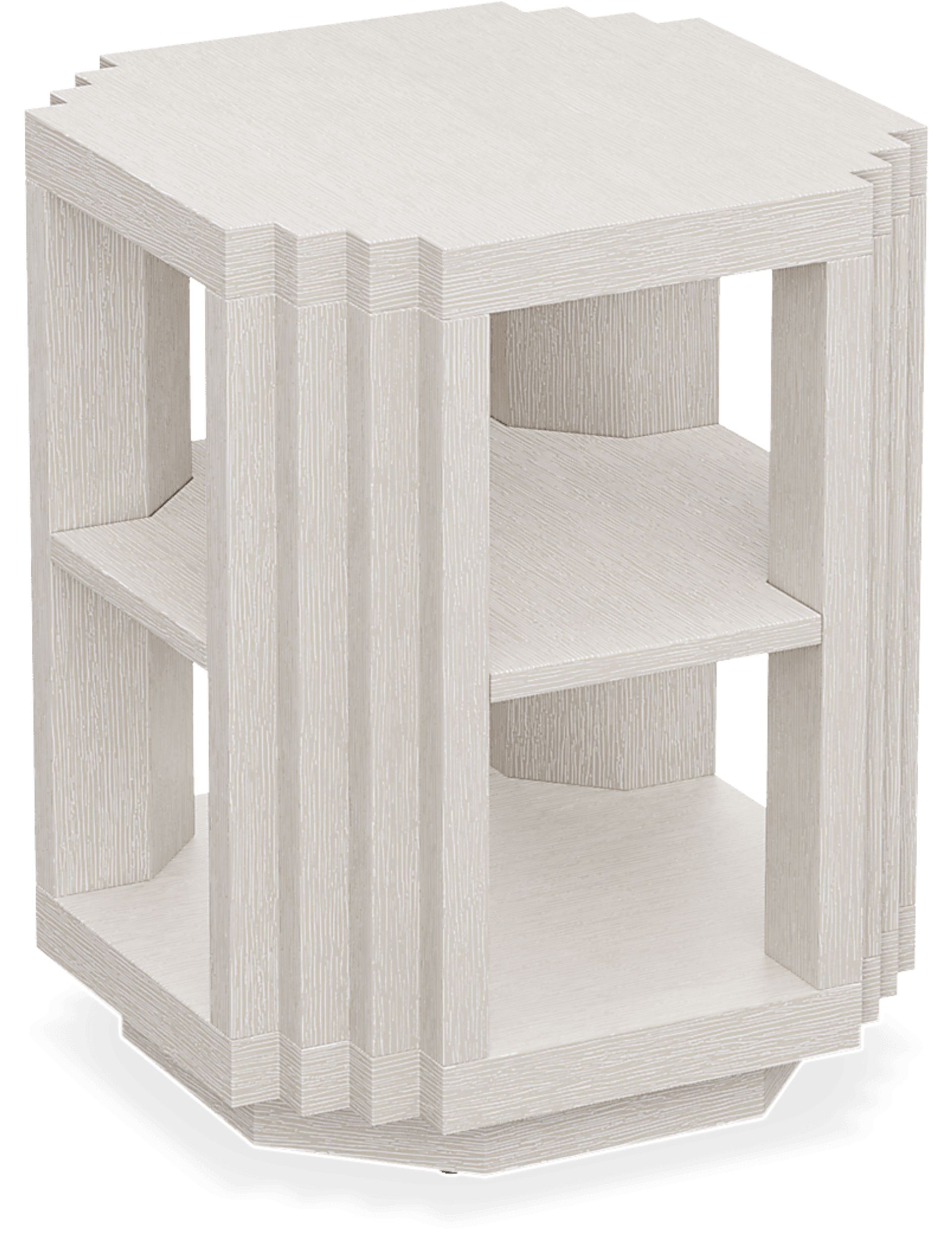 Royal Park Ivory Chairside Table - Image 3