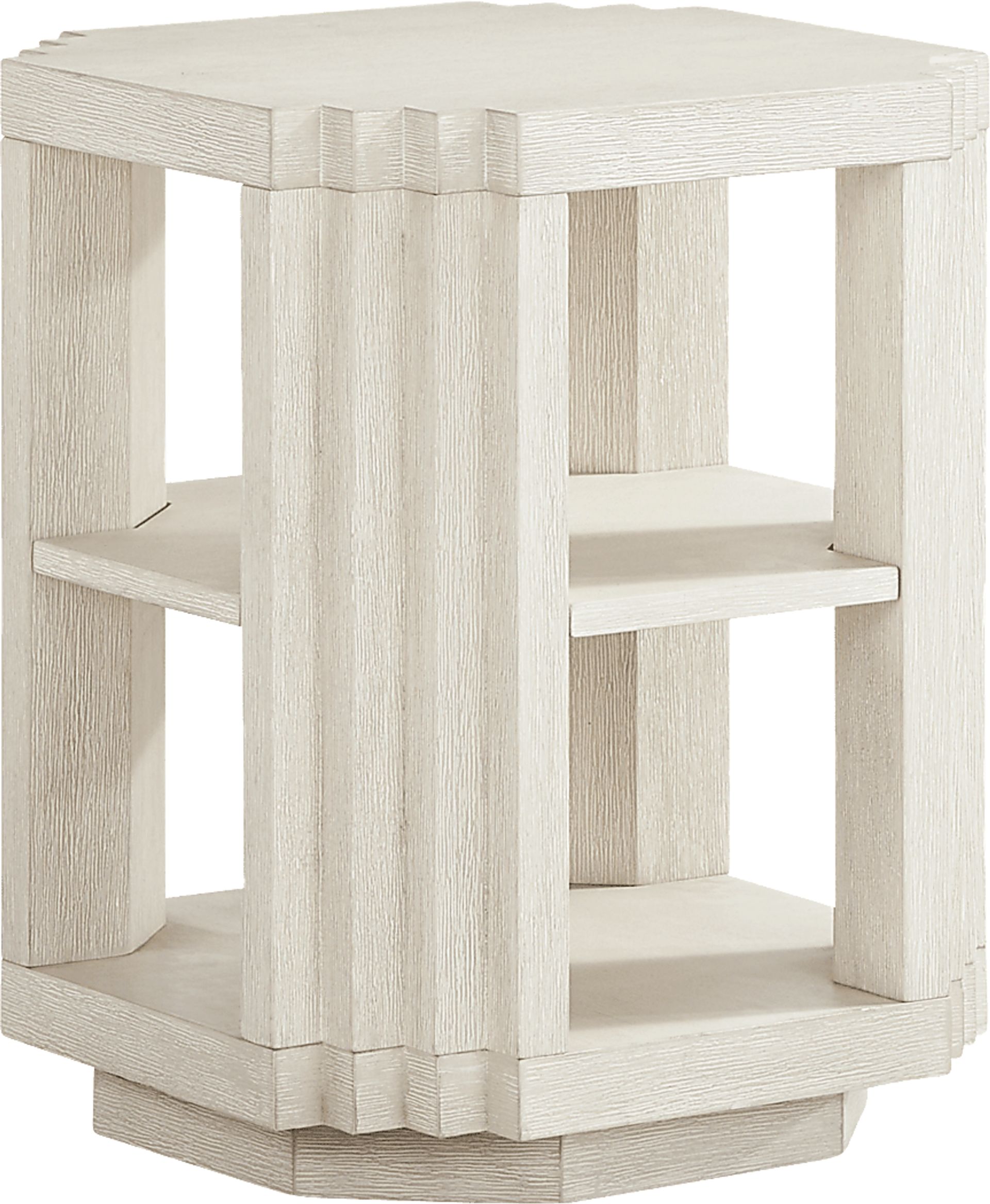 Royal Park Ivory Chairside Table - Image 1