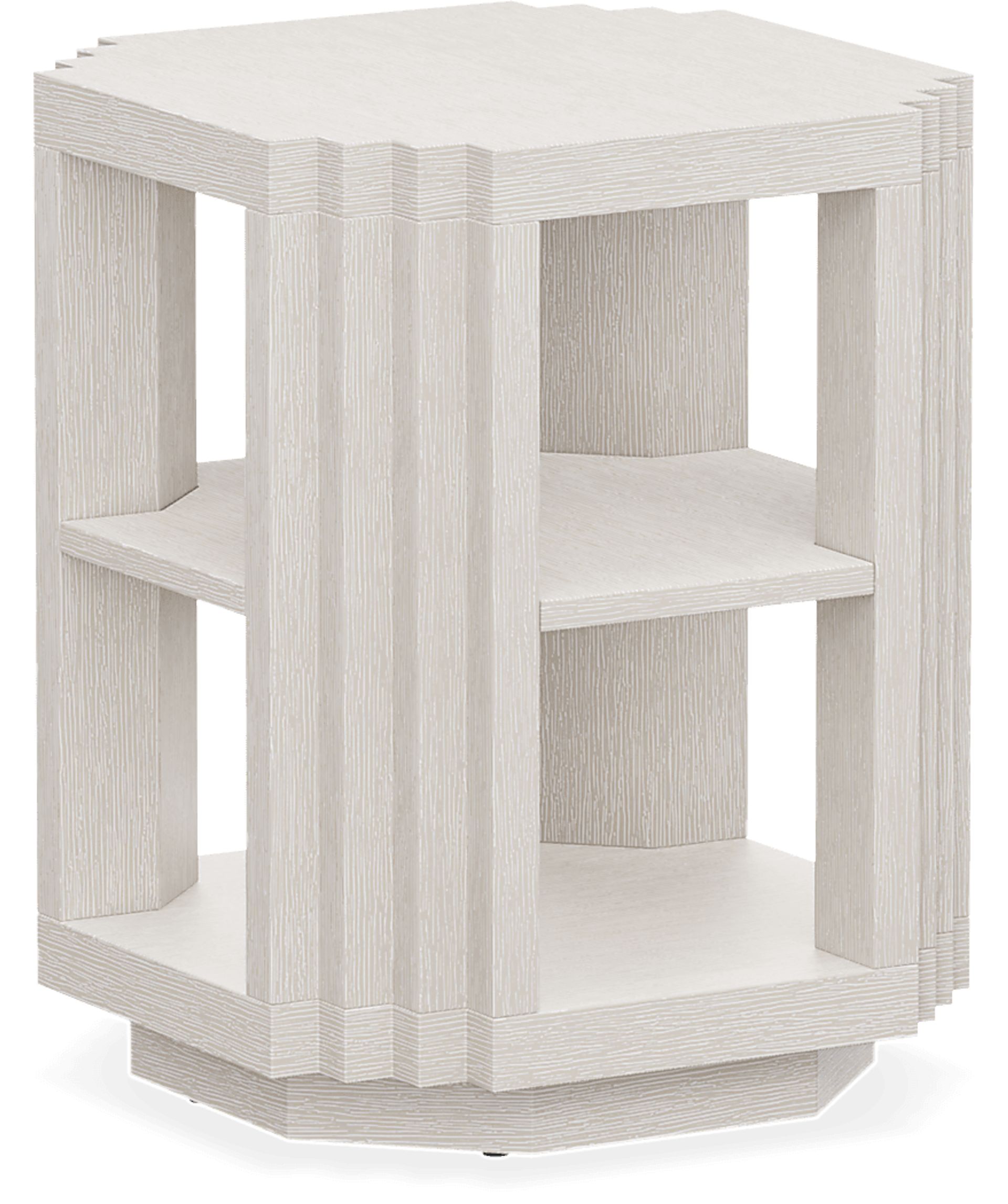 Royal Park Ivory Chairside Table - Image 1