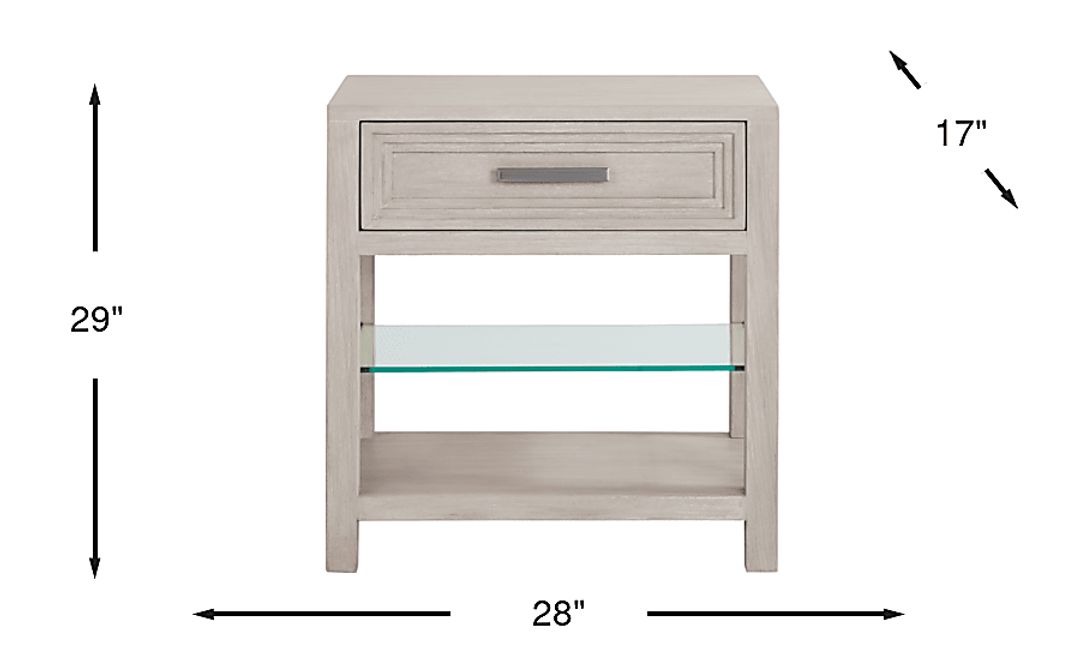 Royal Park Ivory Nightstand