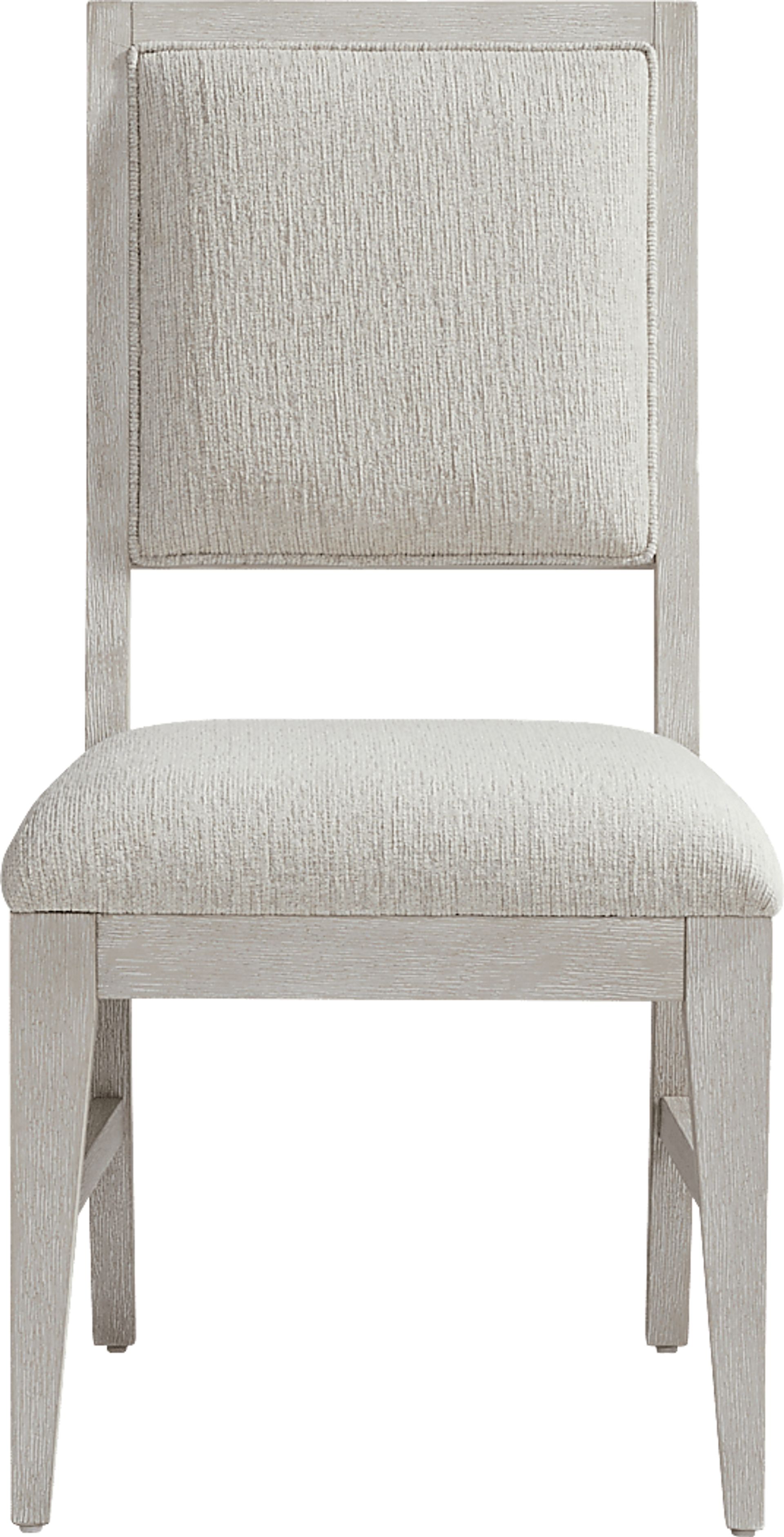 Royal Park Ivory 6 Pc Dining Room with Blue Upholstered Chairs and Ivory Bench - Image 10