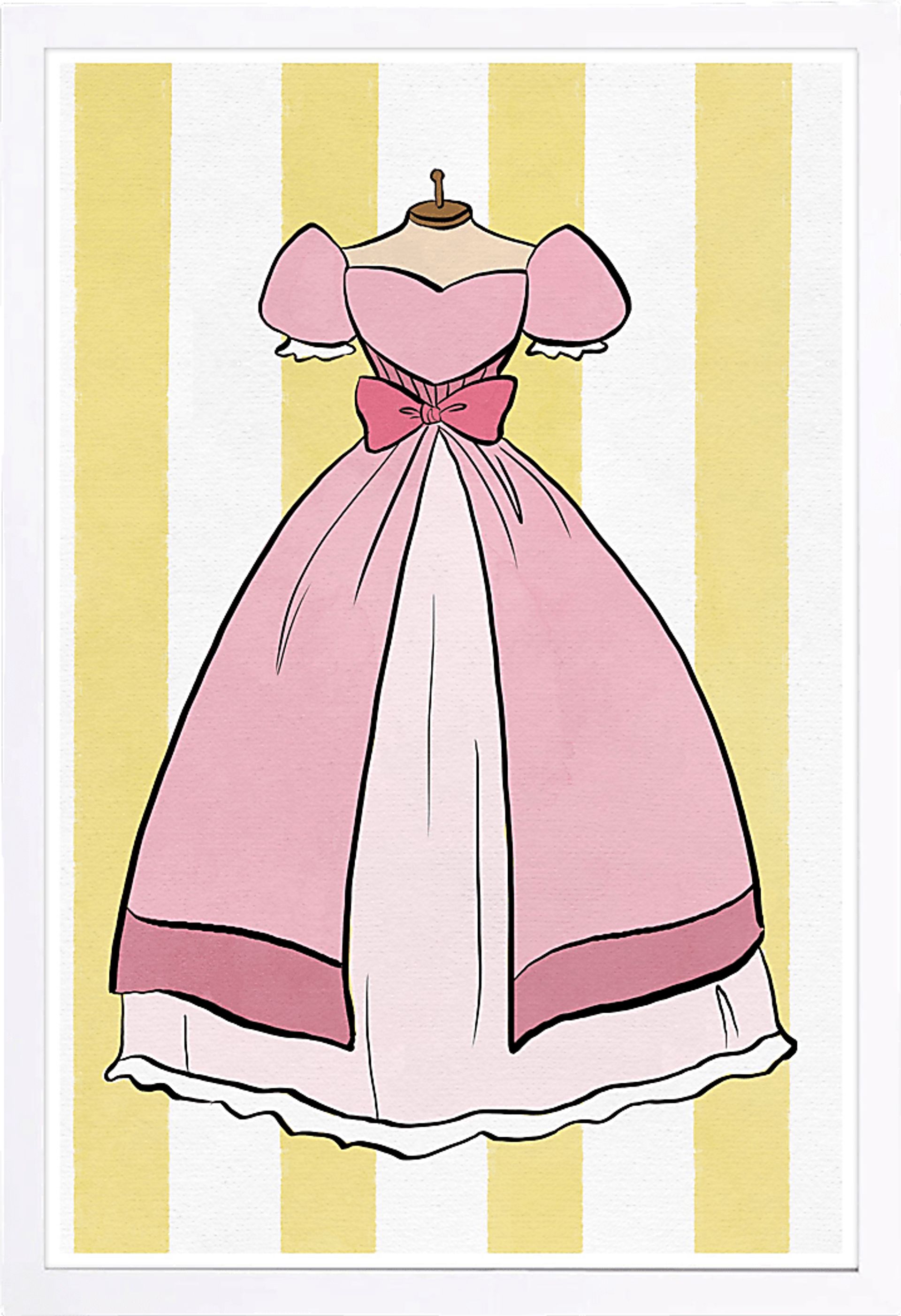 Royalty Dress Pink Artwork - Image 1