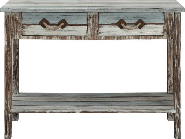 Royalview Blue Sofa Table - Thumbnail - Image 2