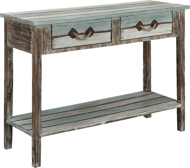 Royalview Blue Sofa Table - Thumbnail - Image 1