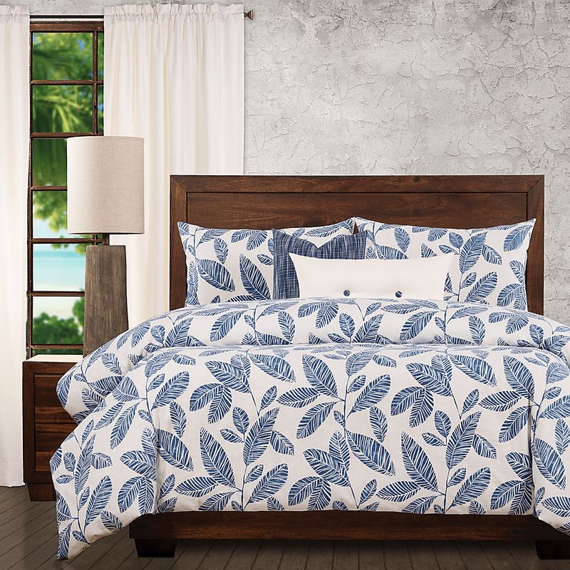 Royalwyn White 6pc Queen Duvet Cover Set