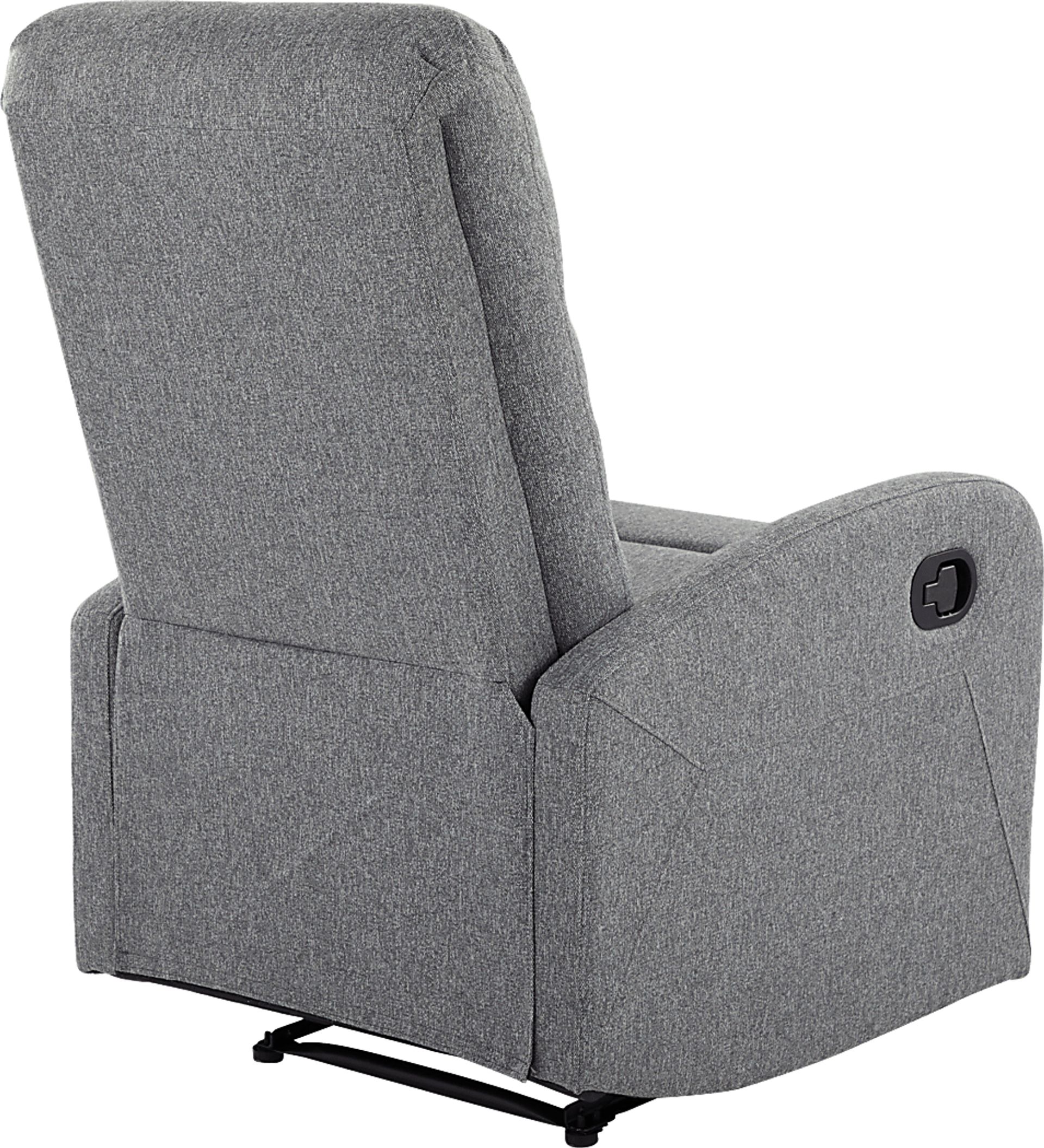 Royervista Charcoal Recliner - Image 3