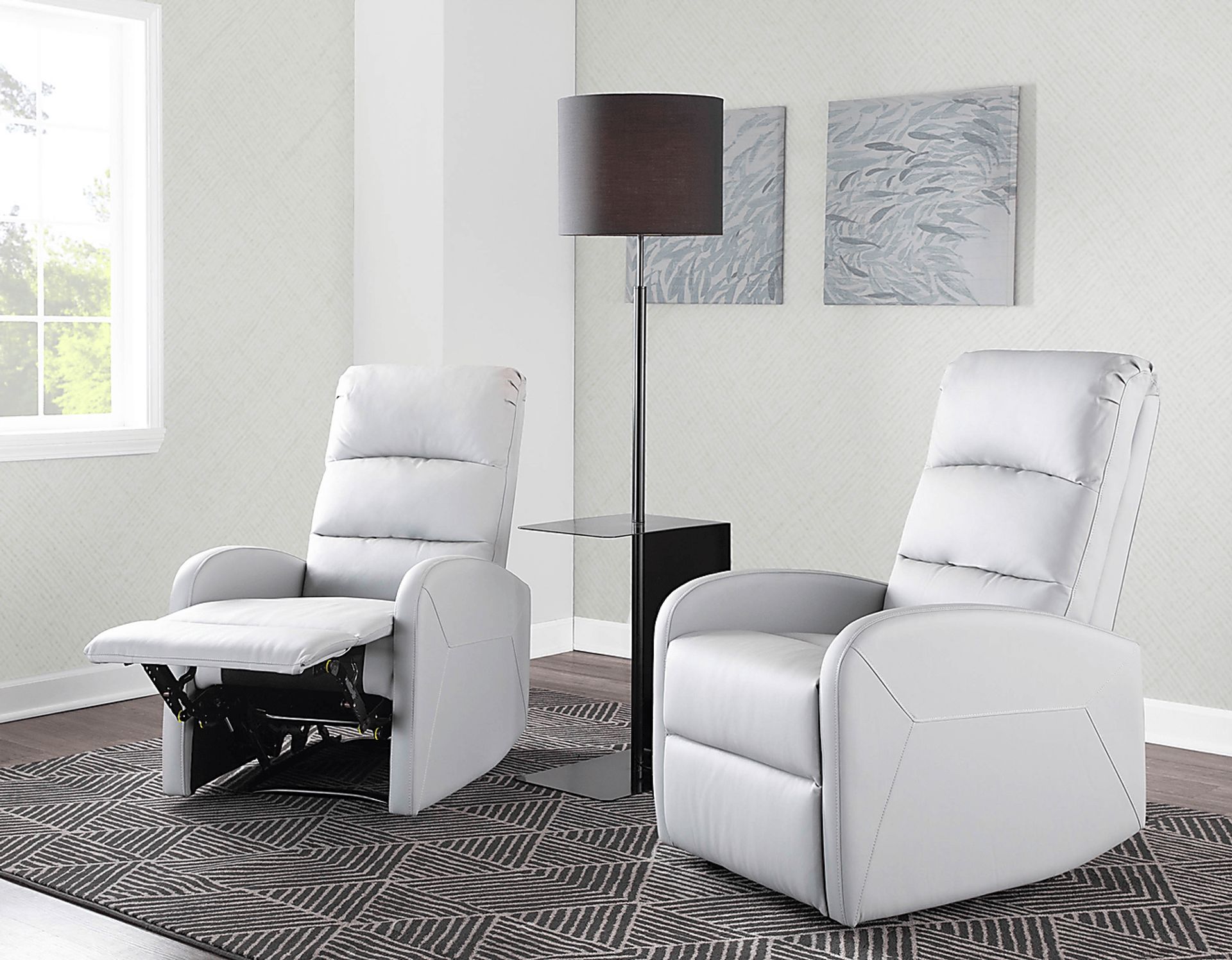 Royervista Gray Recliner - Image 9