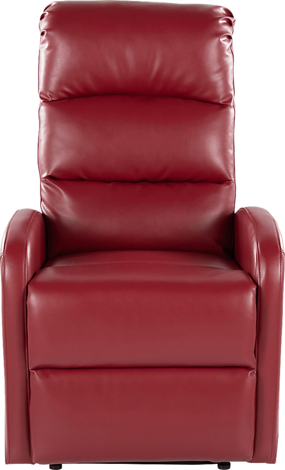 Royervista Red Colors Polyurethane Fabric Recliner | Rooms to Go