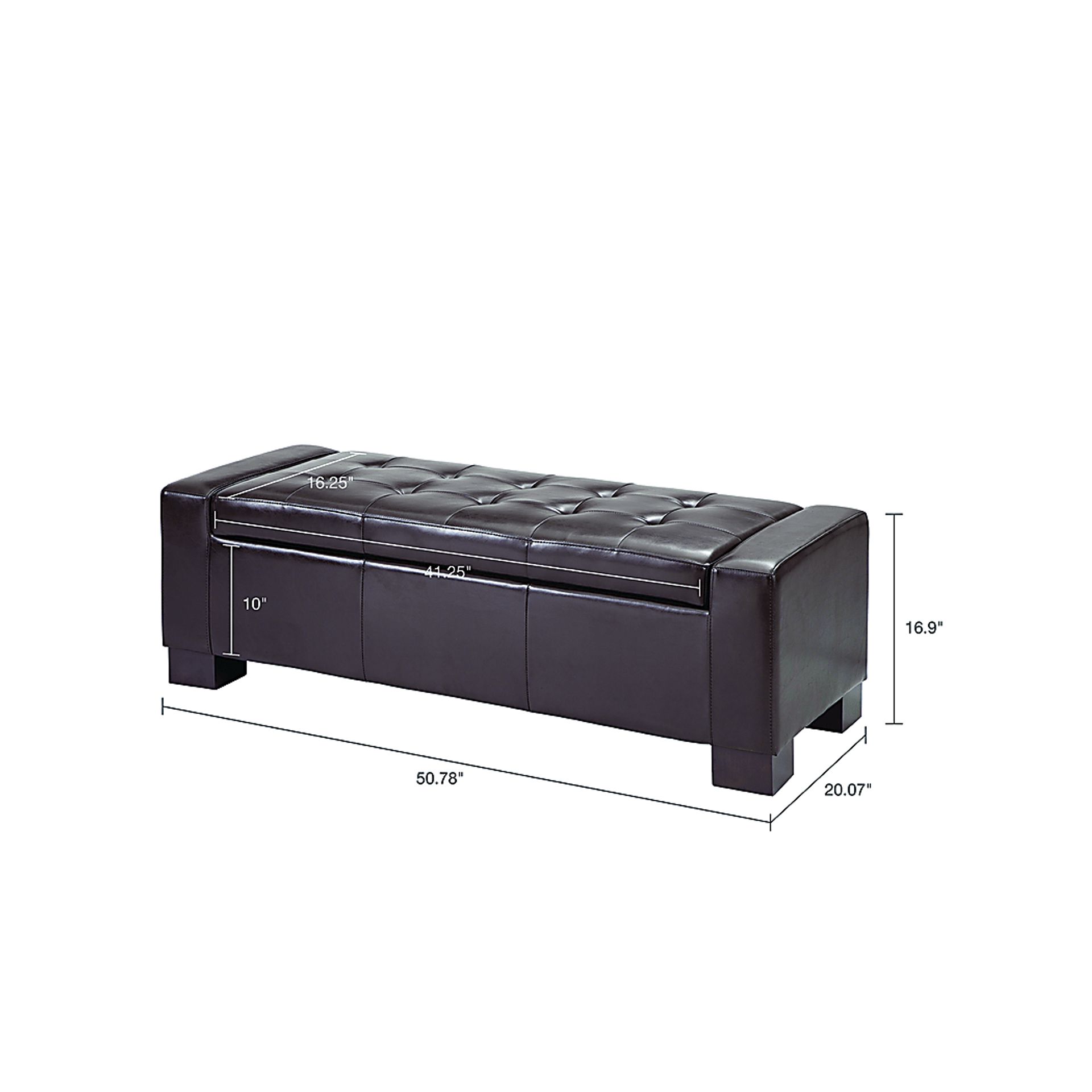 Roystone Brown Accent Bench - Image 5