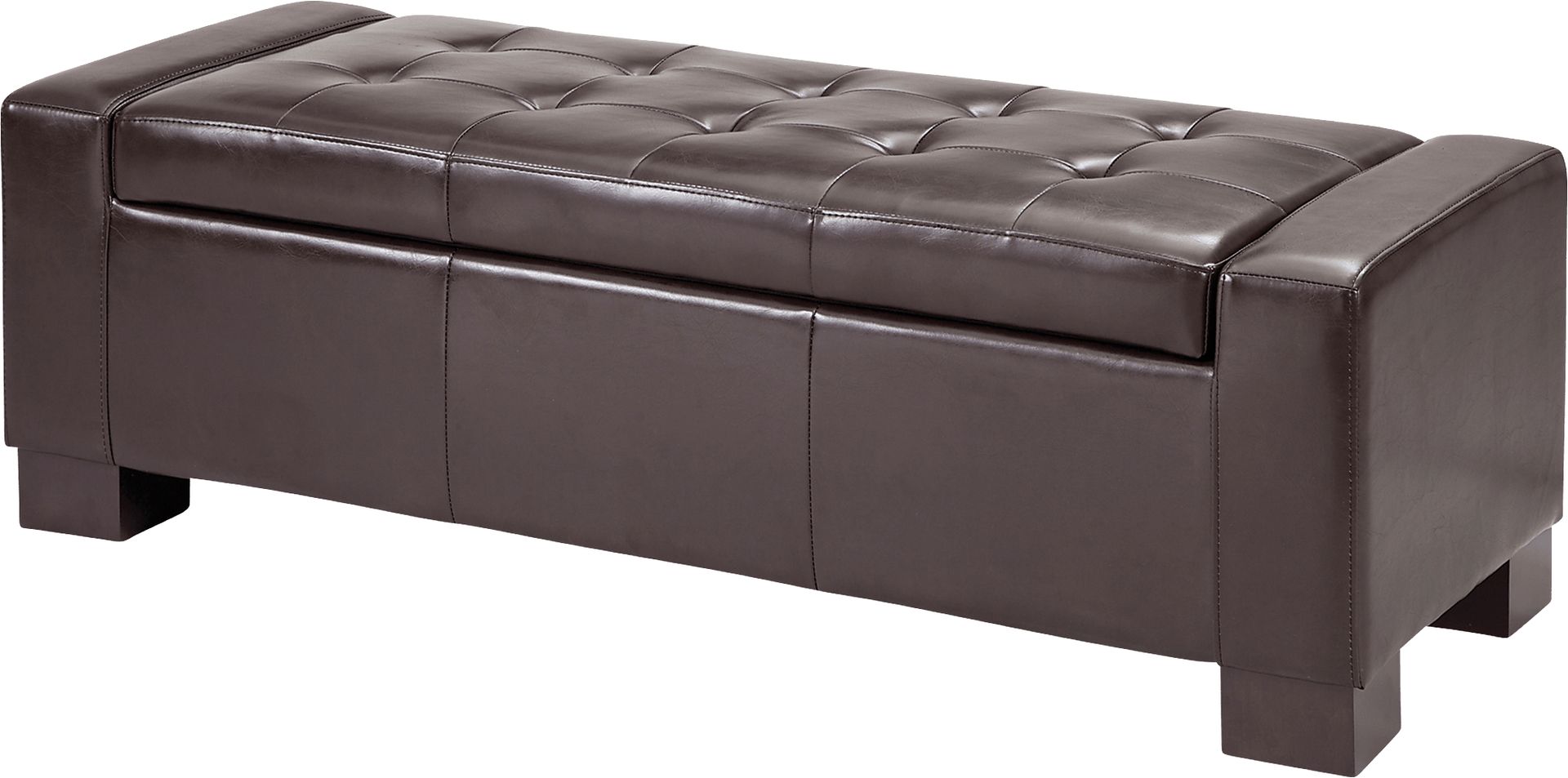 Roystone Brown Accent Bench - Image 1