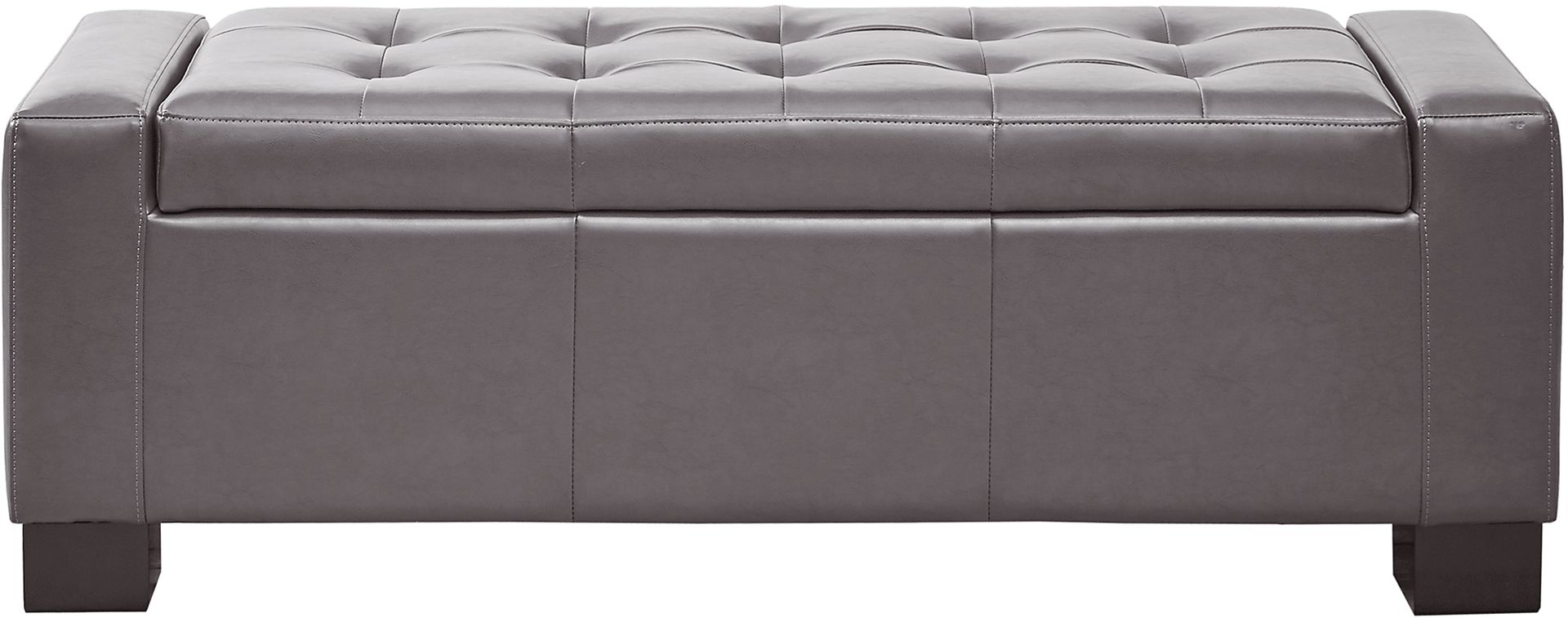 Roystone Gray Accent Bench - Image 2
