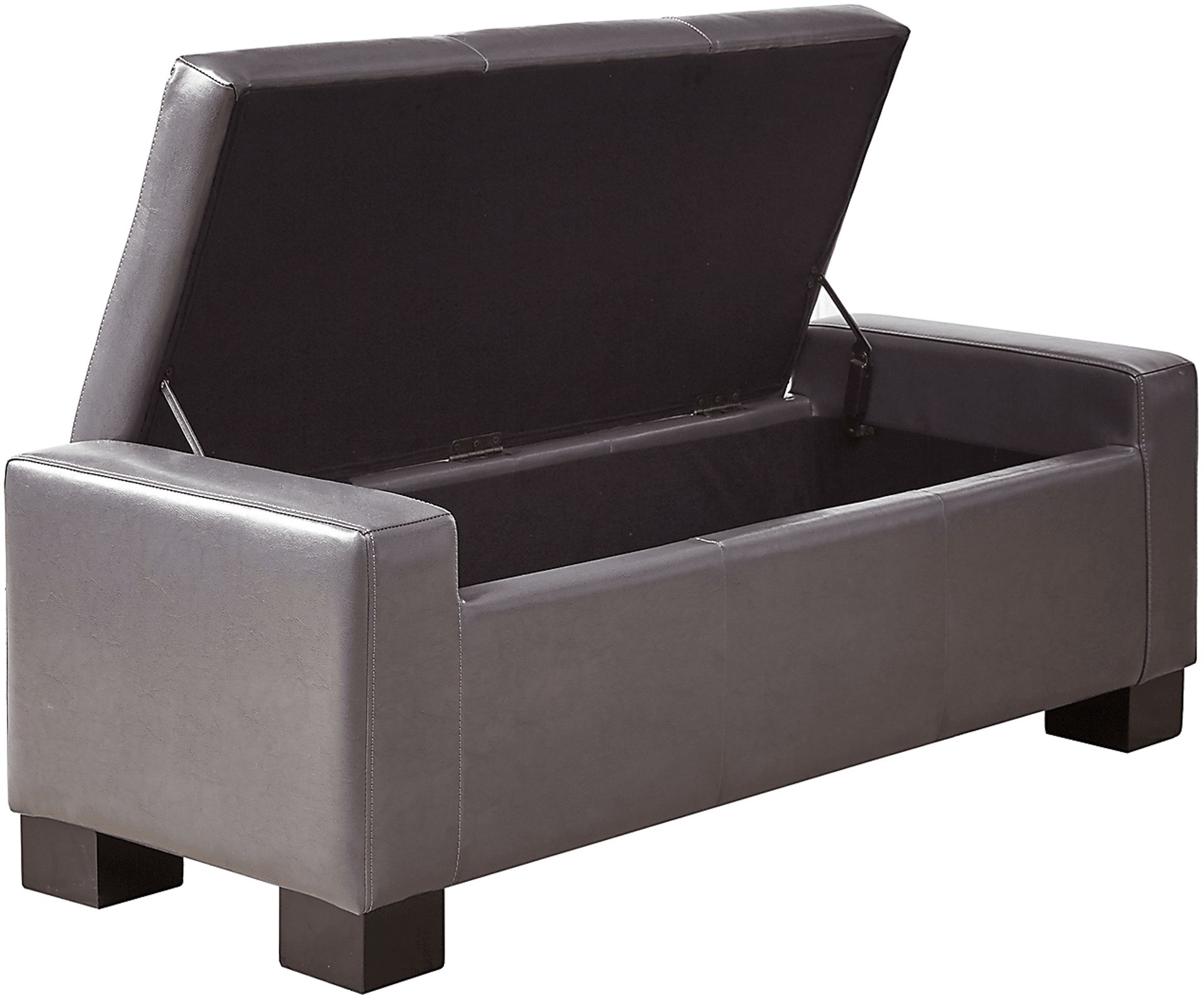 Roystone Gray Accent Bench - Image 4