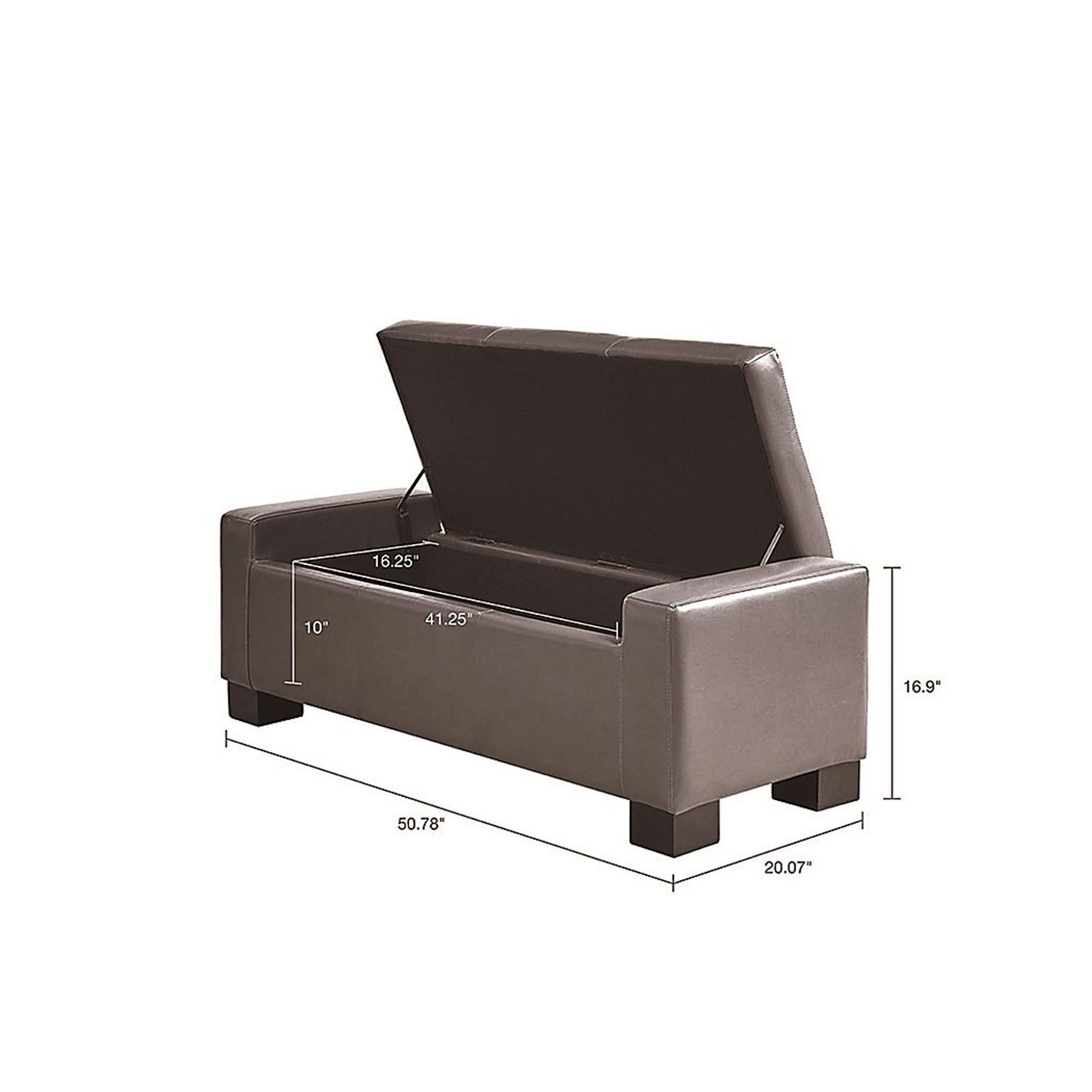 Roystone Gray Accent Bench - Image 6