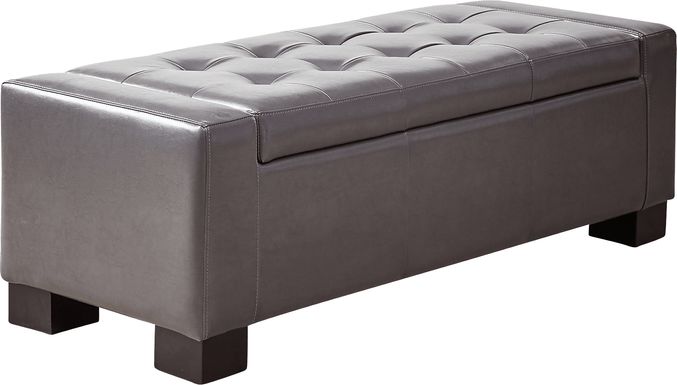 Roystone Gray Accent Bench