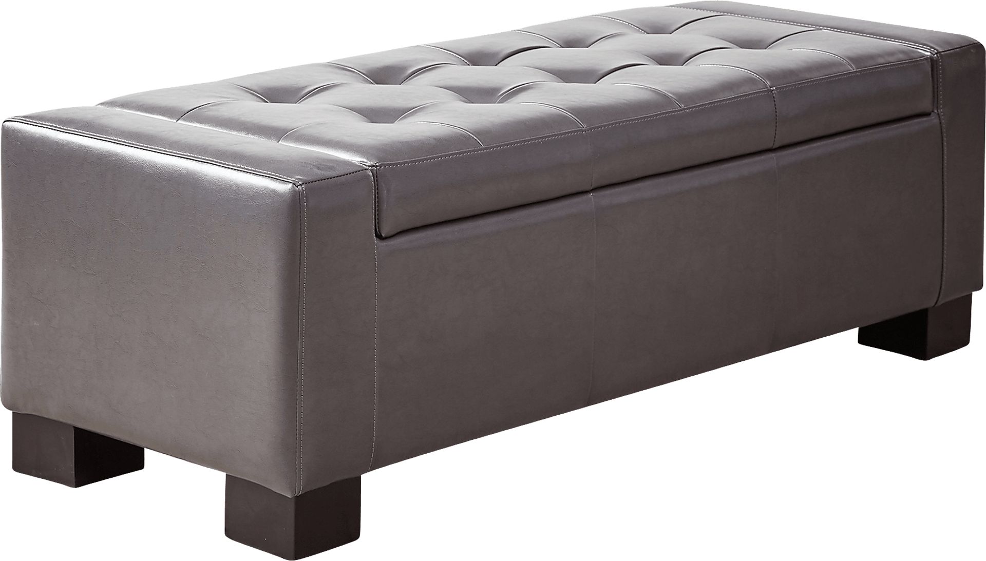 Roystone Gray Accent Bench - Image 1