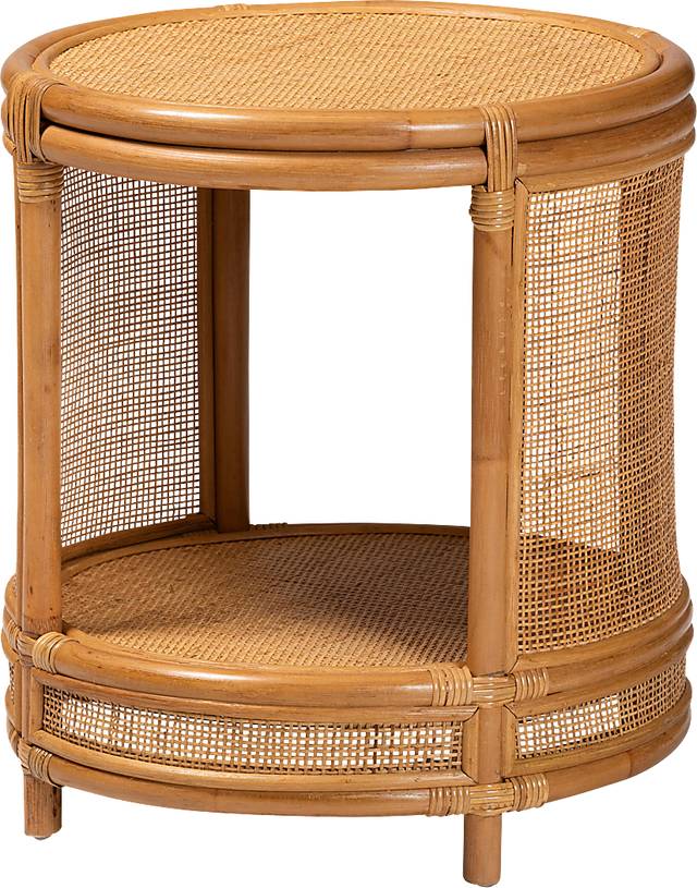Roystonea Light Brown End Table - Thumbnail - Image 1
