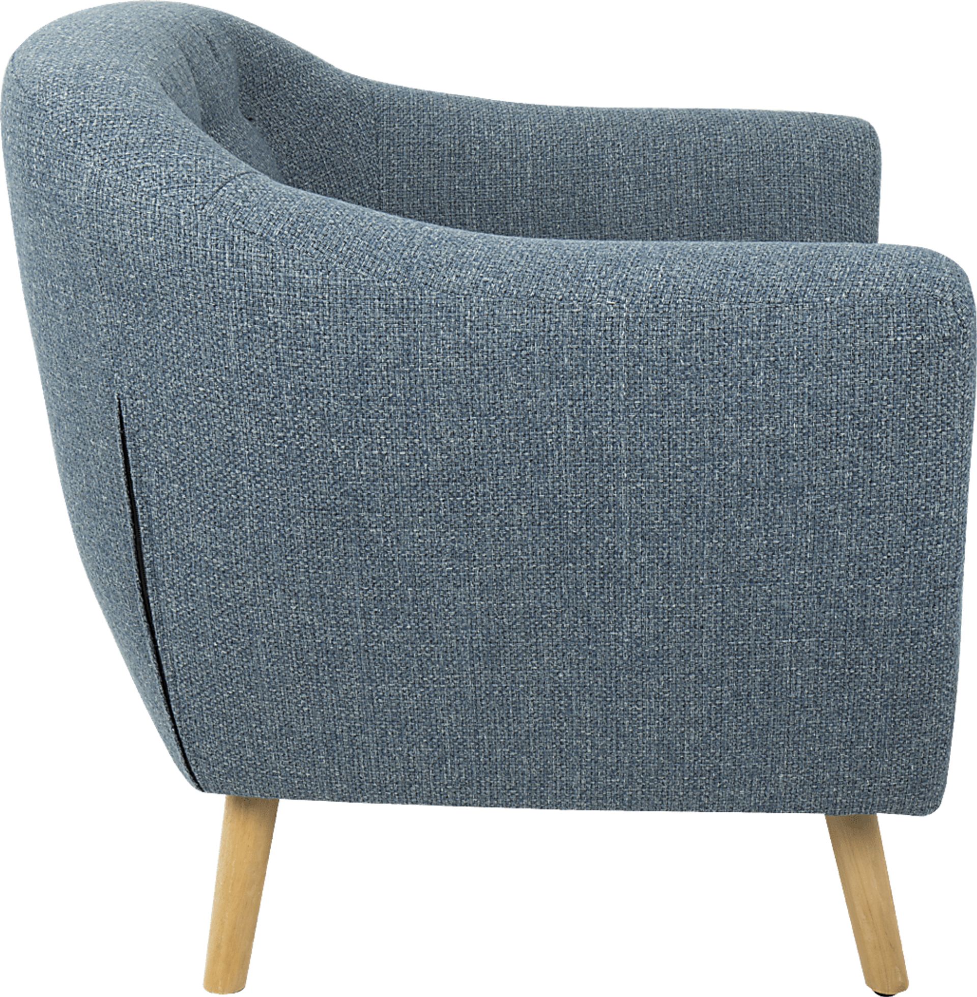 Rozelle Blue Accent Chair - Image 4