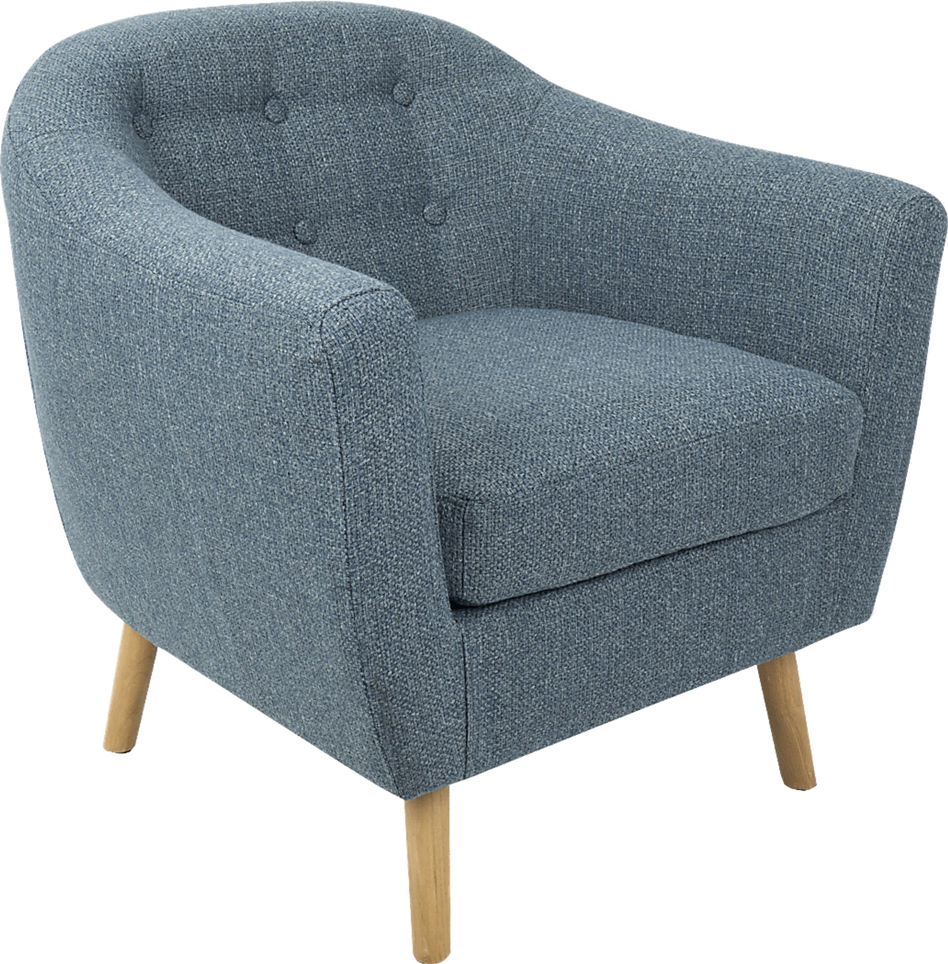Rozelle Blue Accent Chair - Image 1
