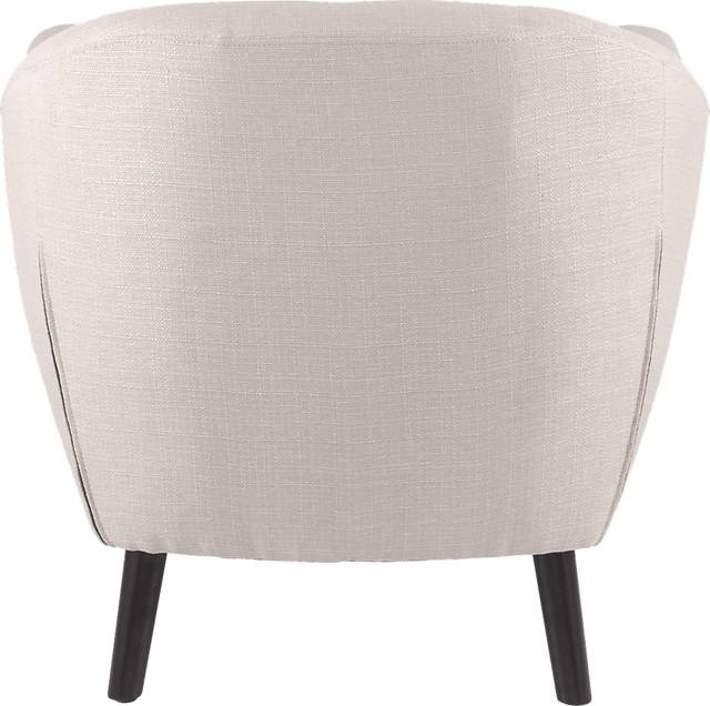 Rozelle Cream Accent Chair - Thumbnail - Image 2