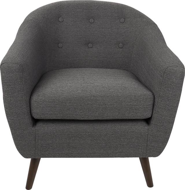 Rozelle Gray Accent Chair - Thumbnail - Image 2