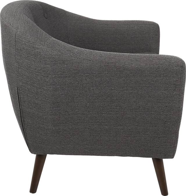 Rozelle Gray Accent Chair - Thumbnail - Image 3