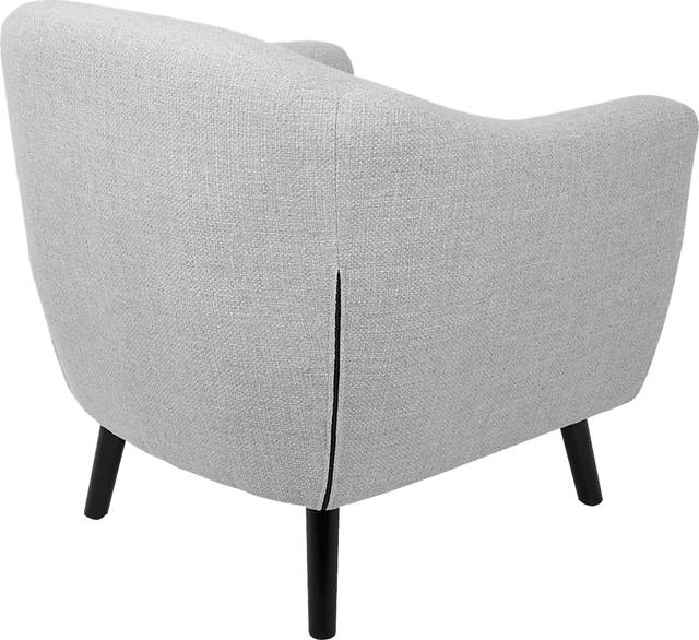 Rozelle Light Gray Accent Chair - Thumbnail - Image 3