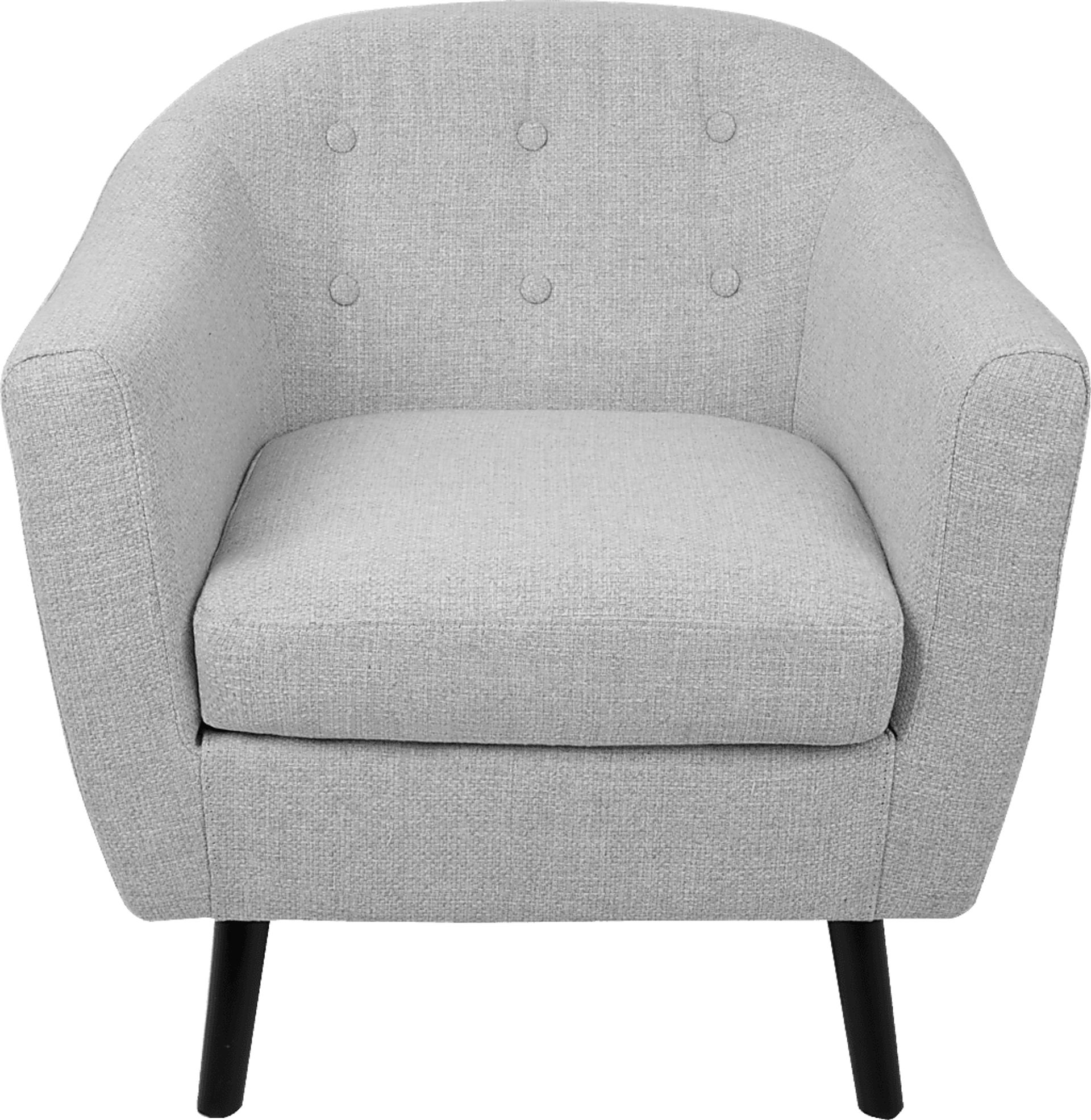 Rozelle Light Gray Accent Chair - Image 4