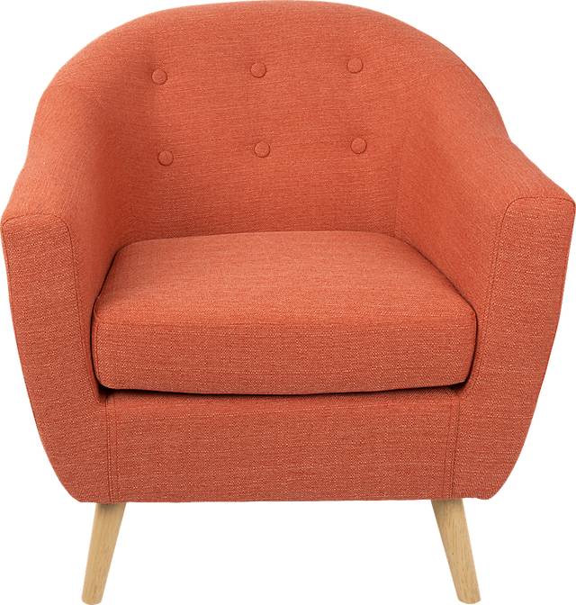 Rozelle Orange Accent Chair - Thumbnail - Image 3